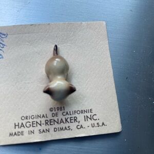 Brown Ceramic Cat Figurine